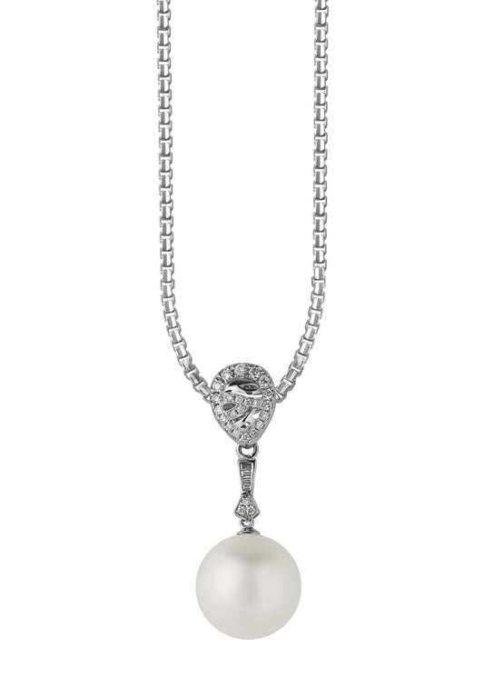 TOMEI Precious Pearl Pendant, White Gold 750 (P6279)