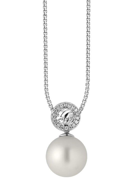 TOMEI South Sea Pearl Pendant, White Gold 750