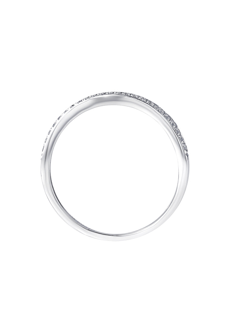 TOMEI Pavo Collection Diamond Ring, White Gold 375