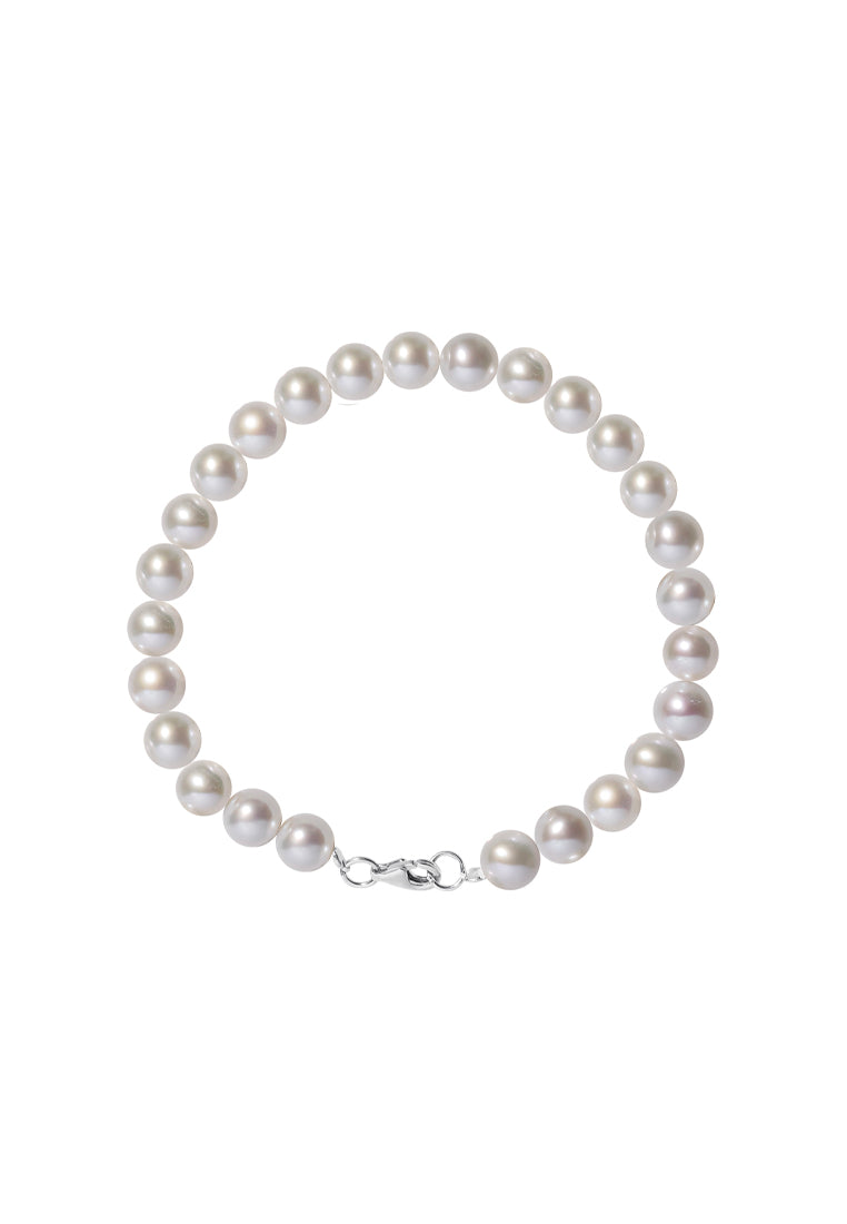 TOMEI Edison Pearl Bracelet, White