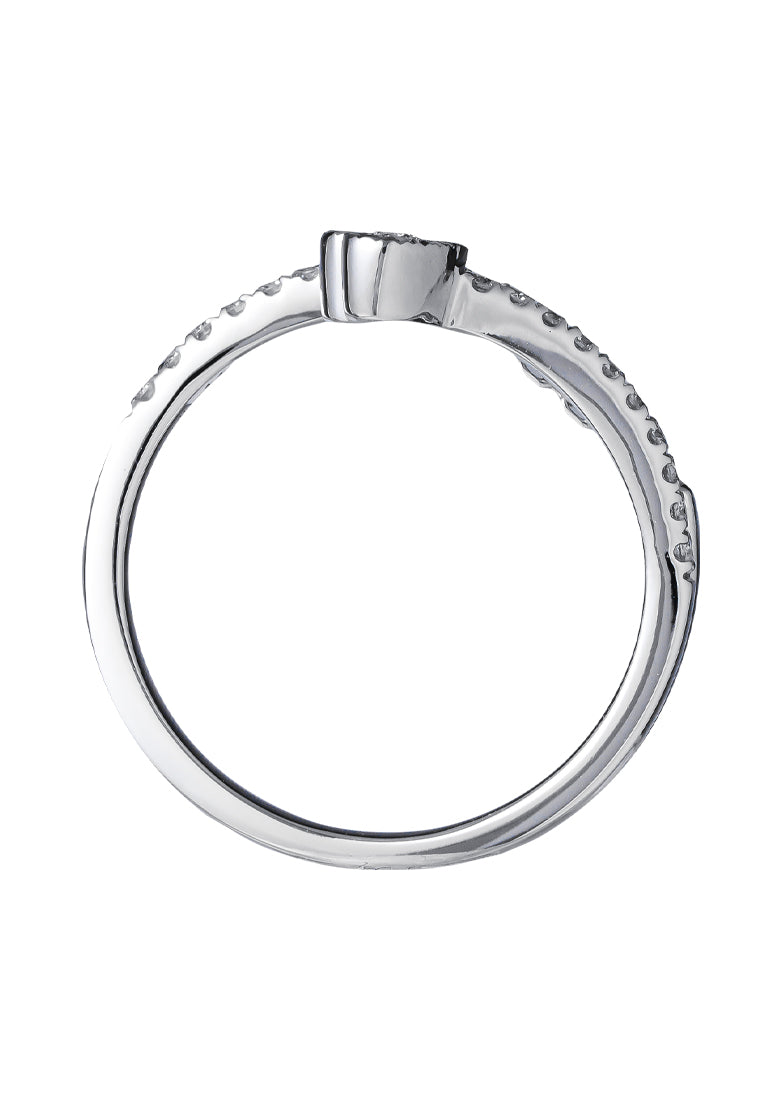 TOMEI Diamond Ring, White Gold 585