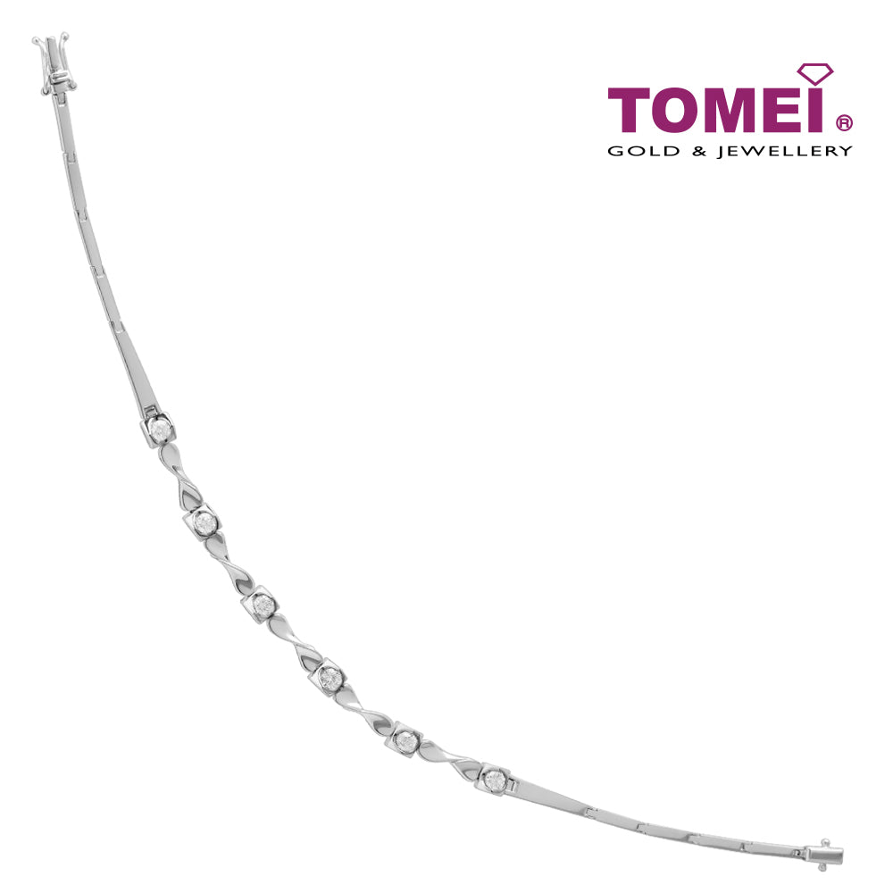 TOMEI Bracelet, Diamond White Gold 750