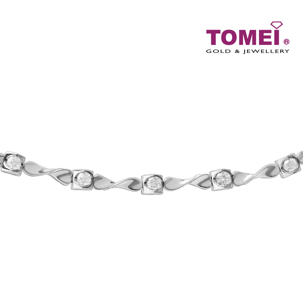 TOMEI Bracelet, Diamond White Gold 750