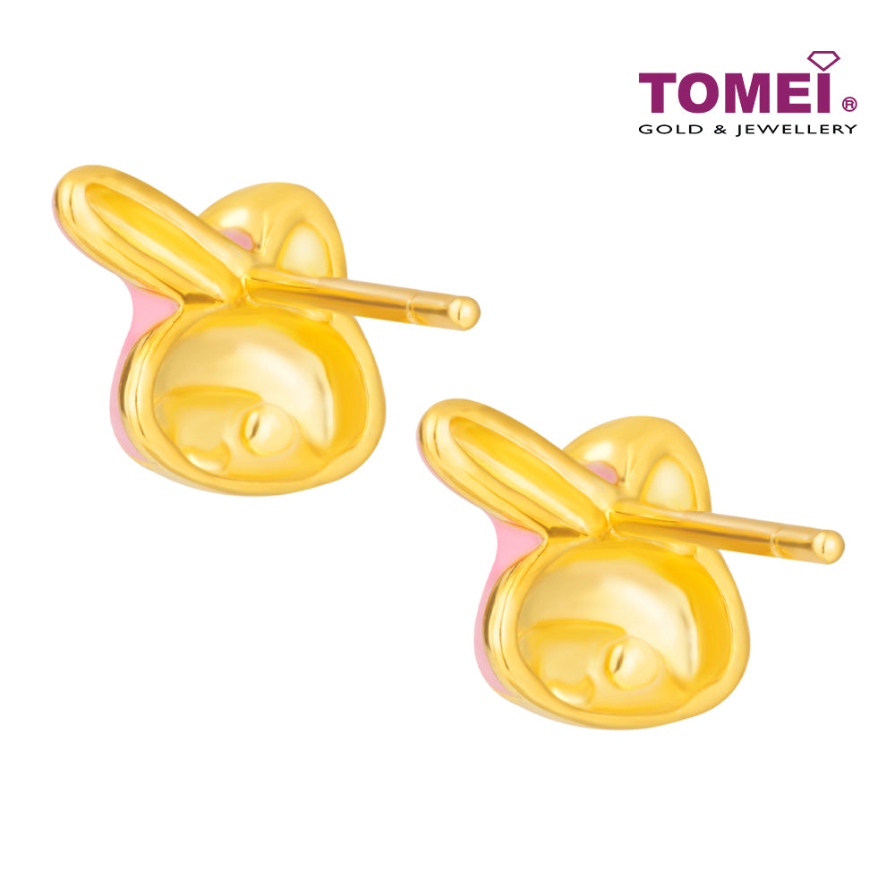 TOMEI My Melody Earrings, Yellow Gold 916