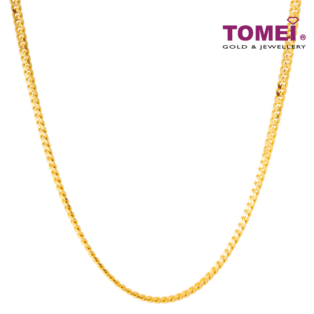 TOMEI Long Necklace, Yellow Gold 916