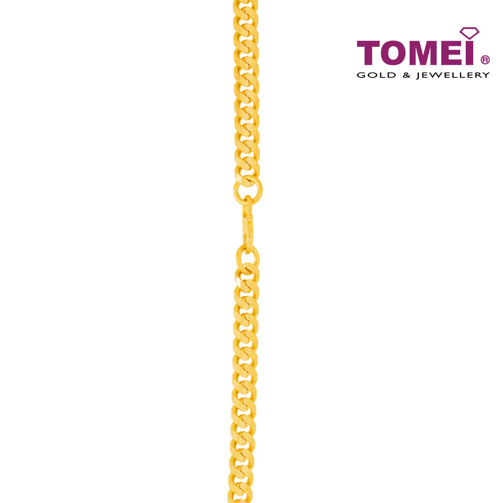 TOMEI Long Necklace, Yellow Gold 916