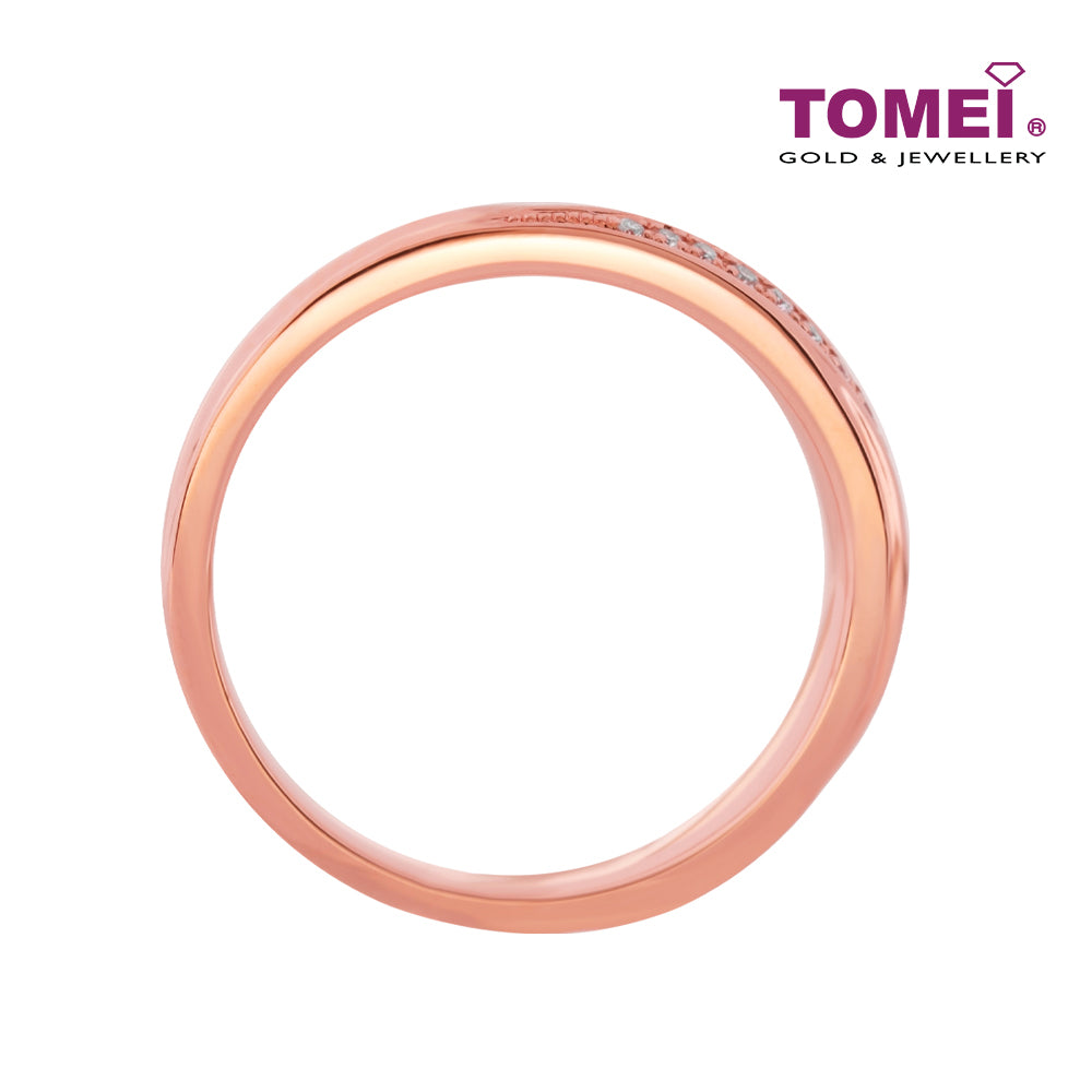 TOMEI EB Evermore Couple Rings Female, Rose Gold 750