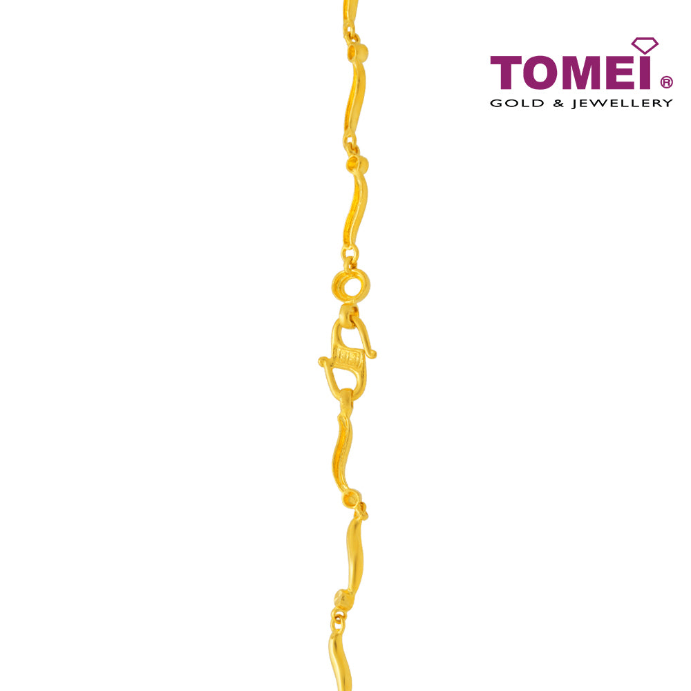 TOMEI Dragon & Phoenix Necklace, Yellow Gold 916