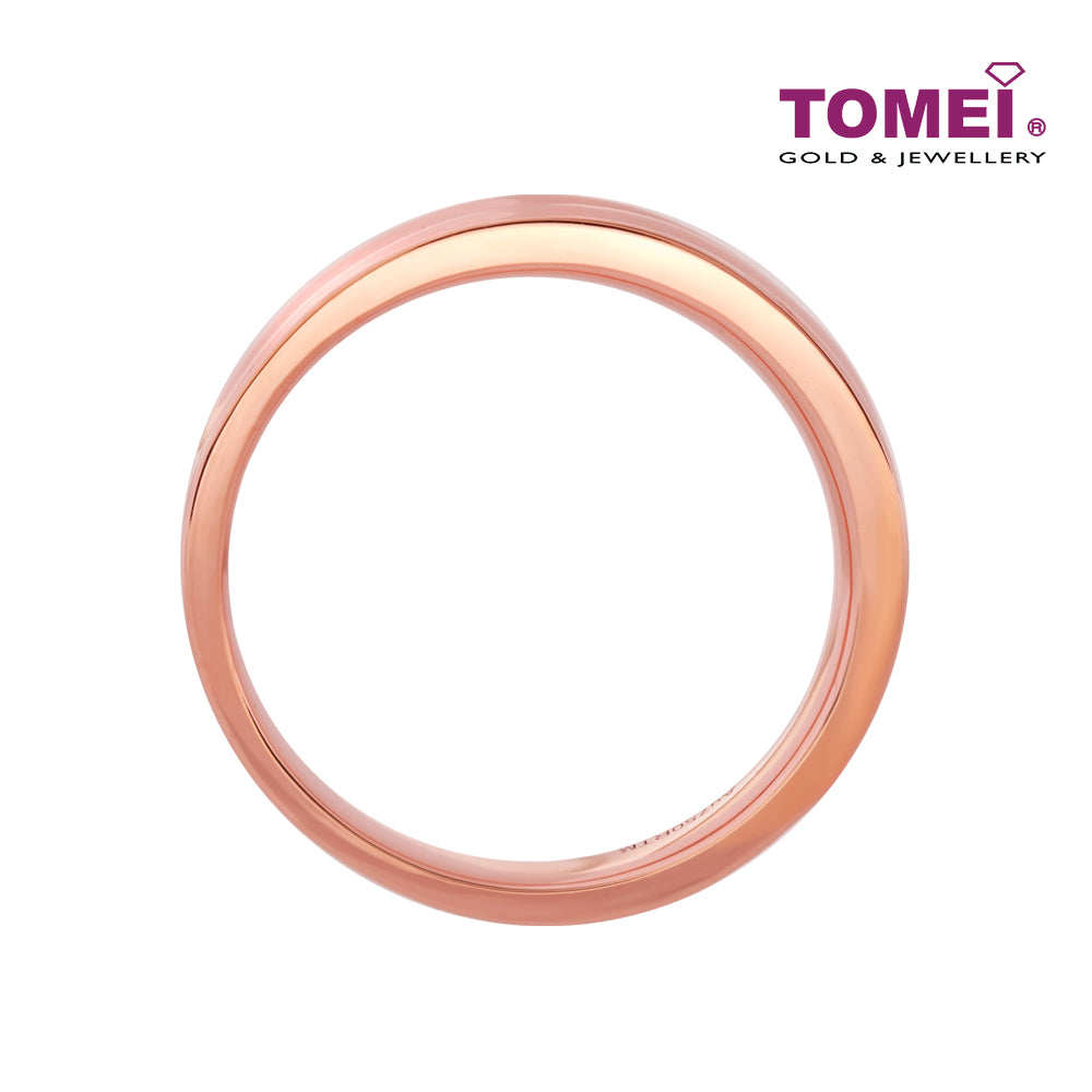 TOMEI EB Evermore Couple Rings Male, Rose Gold 750