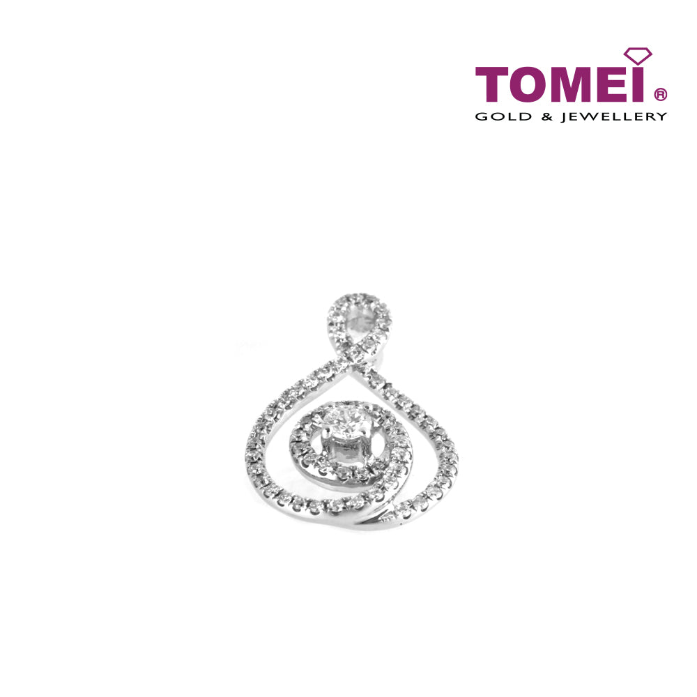 TOMEI Pendant, Diamond White Gold 750 (P4465)