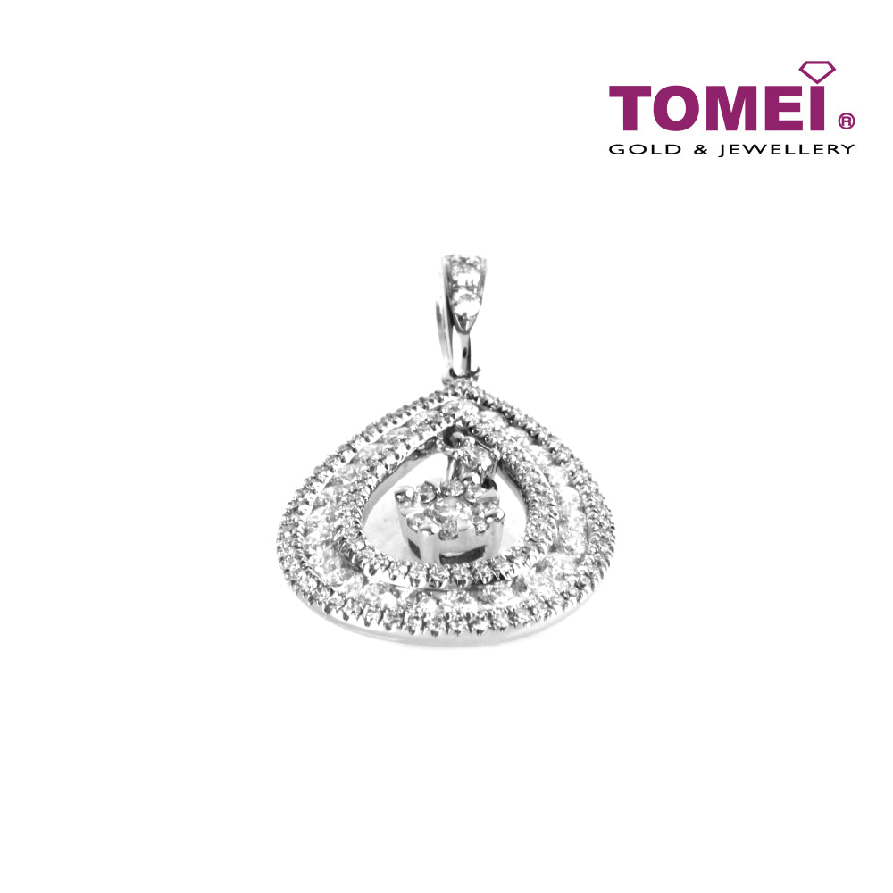 TOMEI Pendant, Diamond White Gold 750 (P4963)