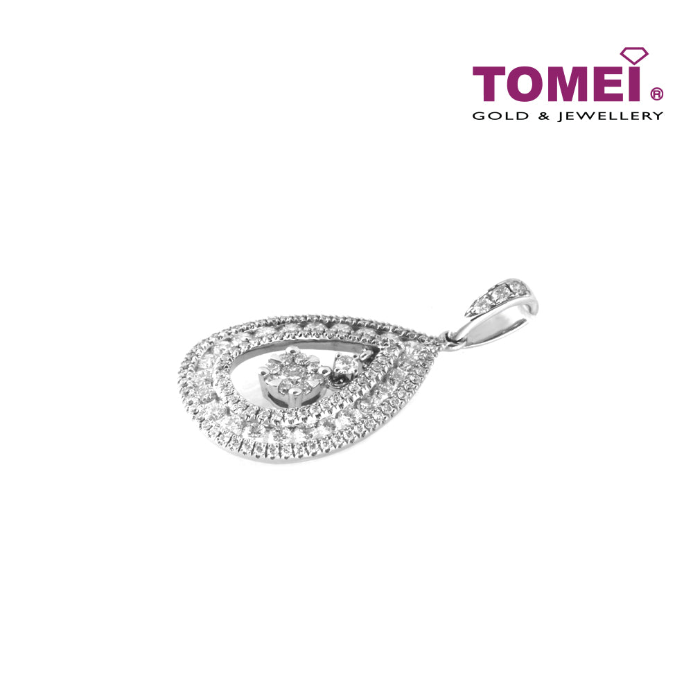TOMEI Pendant, Diamond White Gold 750 (P4963)