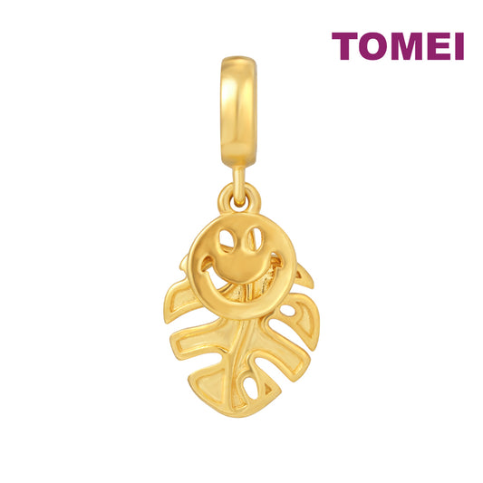 TOMEI Happiness Leaf Charm, Yellow Gold 916