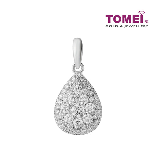 TOMEI Diamond Pendant, White Gold 750 (P5888)