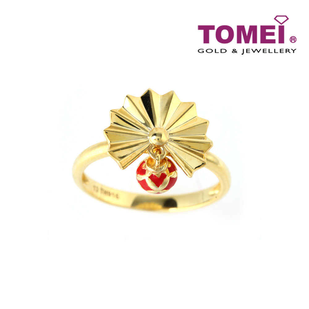 TOMEI Ring, Yellow Gold 916