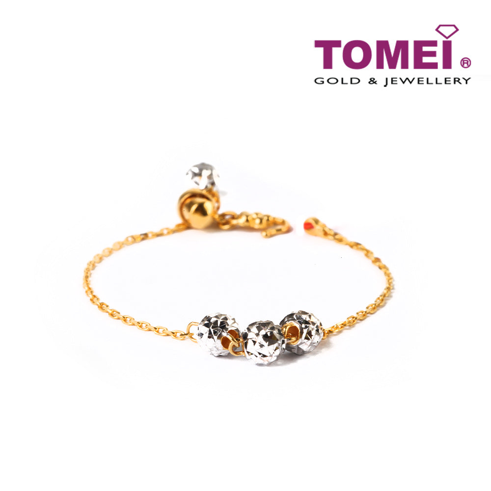 TOMEI Bracelet of Childhood Joy and Delight, Yellow Gold 916 (9M-BR3729-2C)