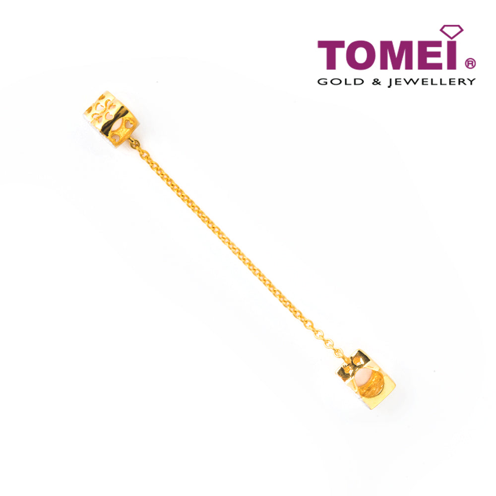 TOMEI Star of My Love Charm, Yellow Gold 916
