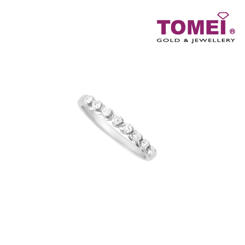 TOMEI Agleamed in Sparkling Virtuosity Ring, Diamond White Gold 585 (R3873)