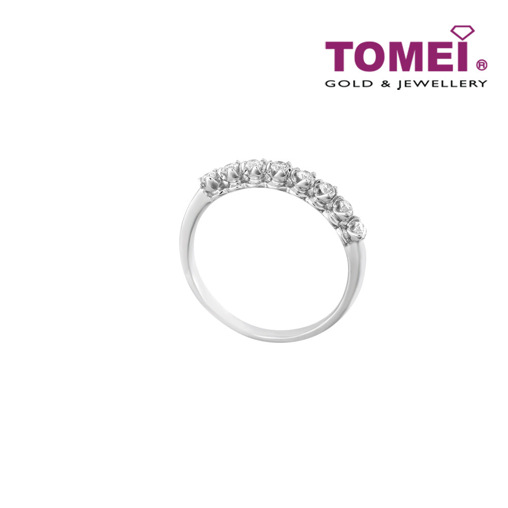 TOMEI Agleamed in Sparkling Virtuosity Ring, Diamond White Gold 585 (R3873)