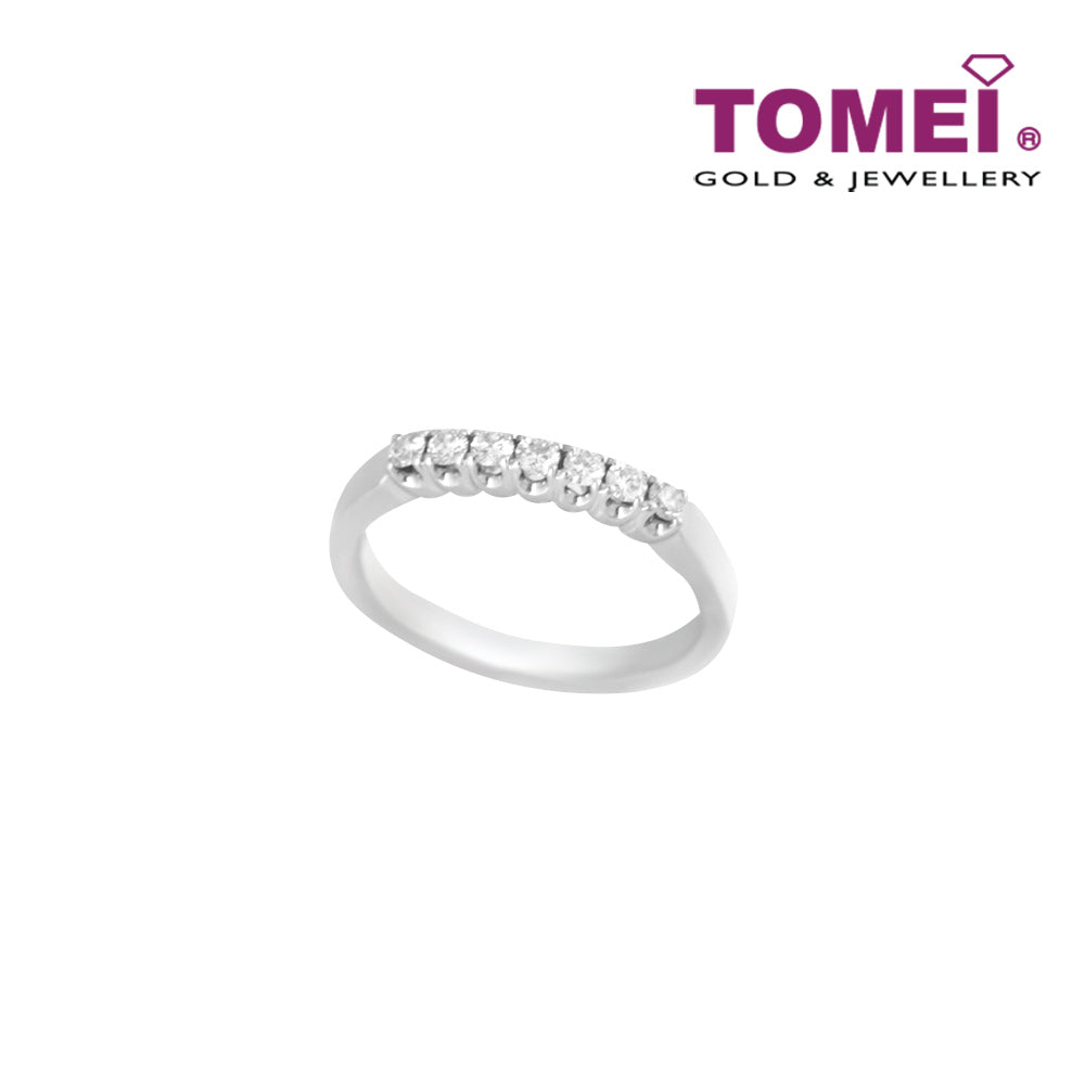 TOMEI EB Evermore Ring, Diamond White Gold 750