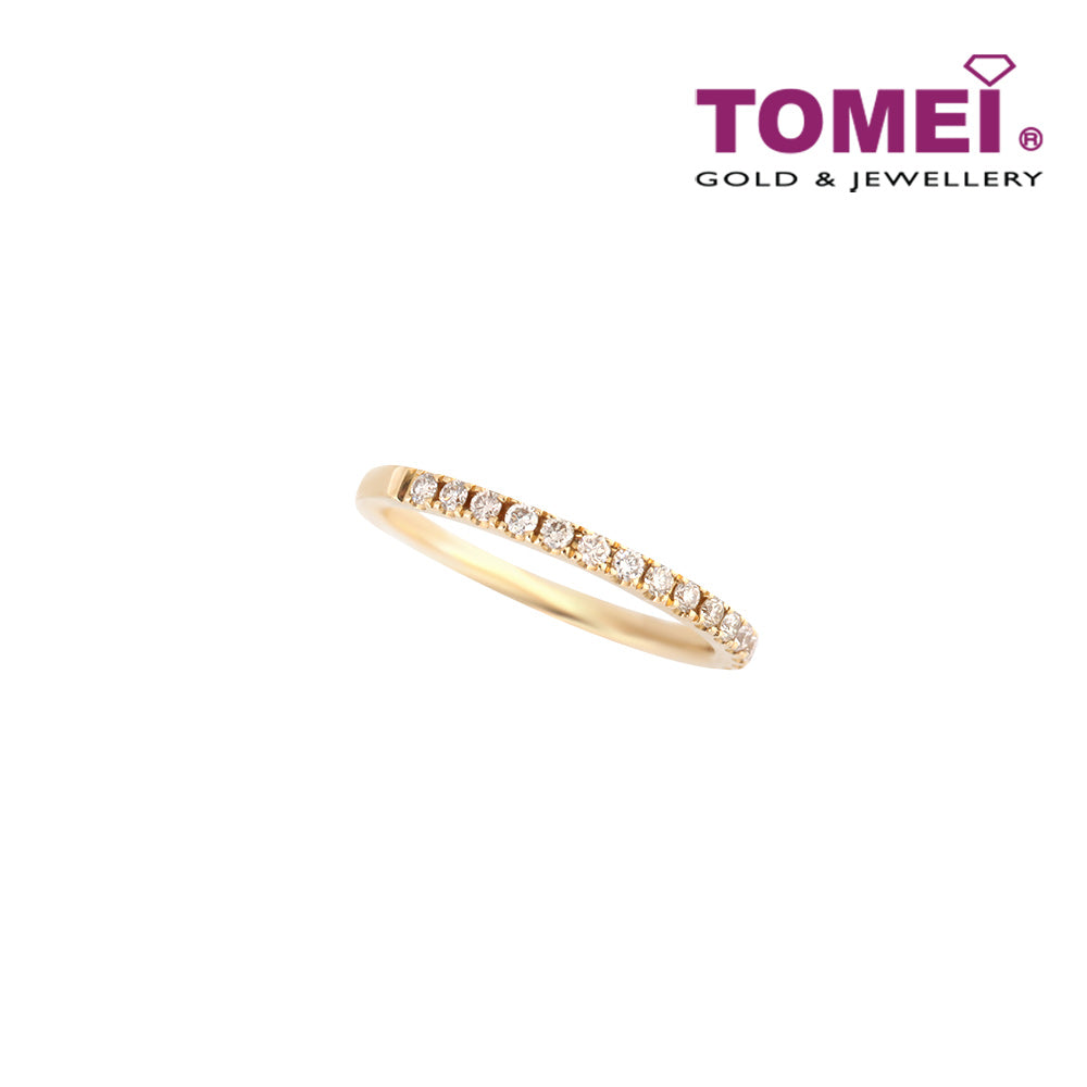 TOMEI Eternity Ring, Diamond Yellow Gold 750 (R4634Y)