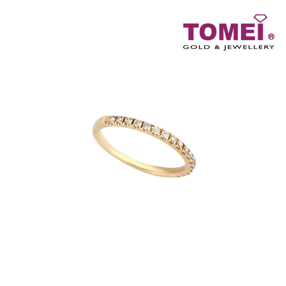 TOMEI Eternity Ring, Diamond Yellow Gold 750 (R4634Y)