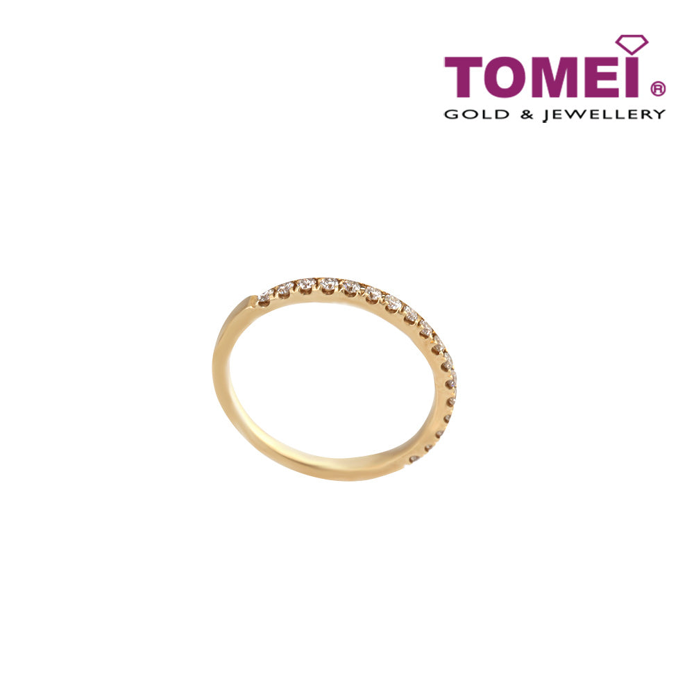 TOMEI Eternity Ring, Diamond Yellow Gold 750 (R4634Y)