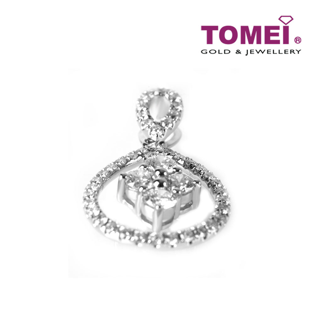 TOMEI Pendant of Candescent Splendour, Diamond White Gold 750 (P4670)