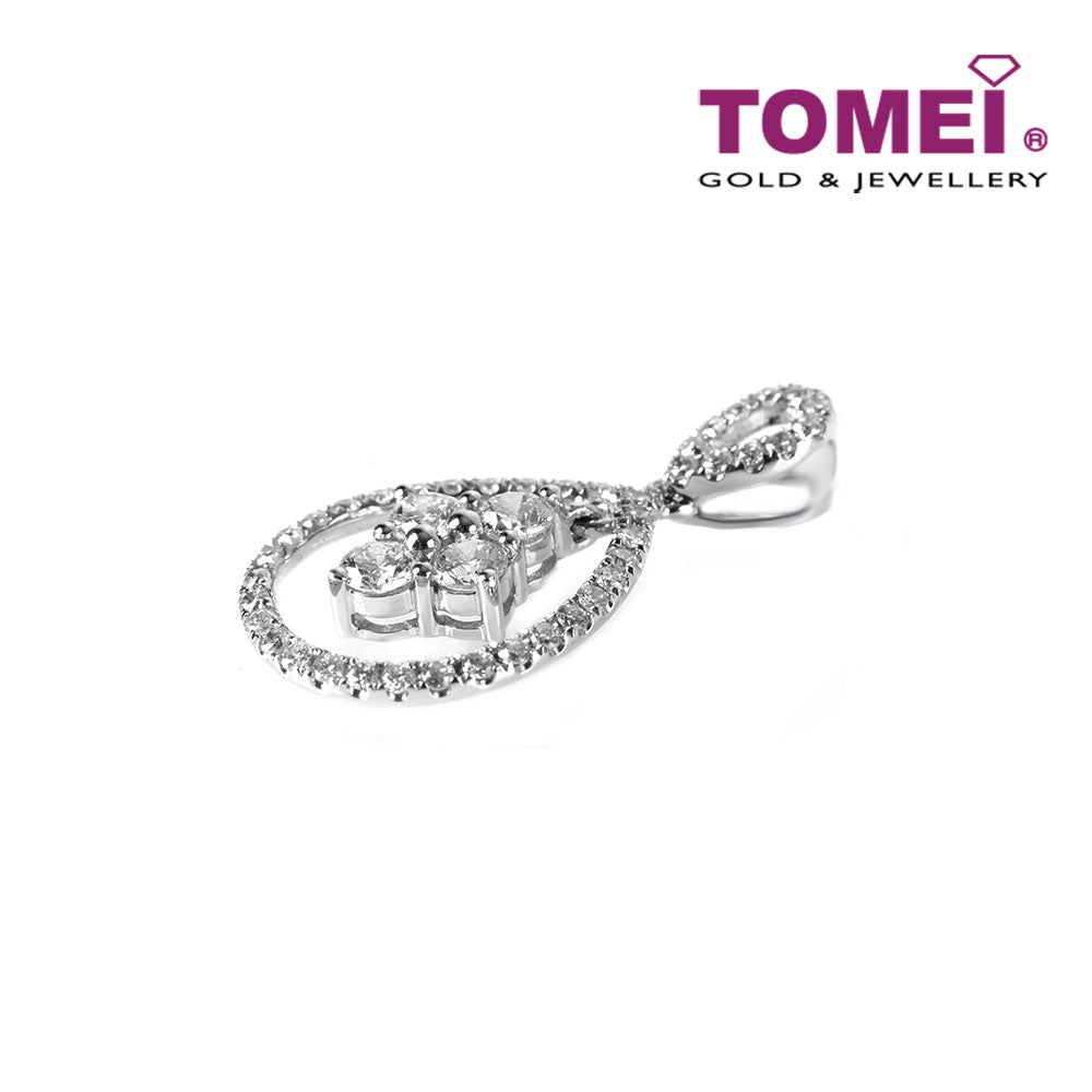 TOMEI Pendant of Candescent Splendour, Diamond White Gold 750 (P4670)