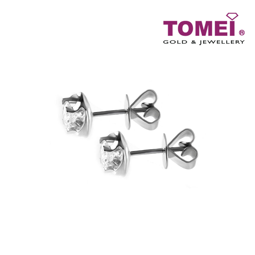 TOMEI Florentina Earrings, Diamond White Gold 750 (E1309)