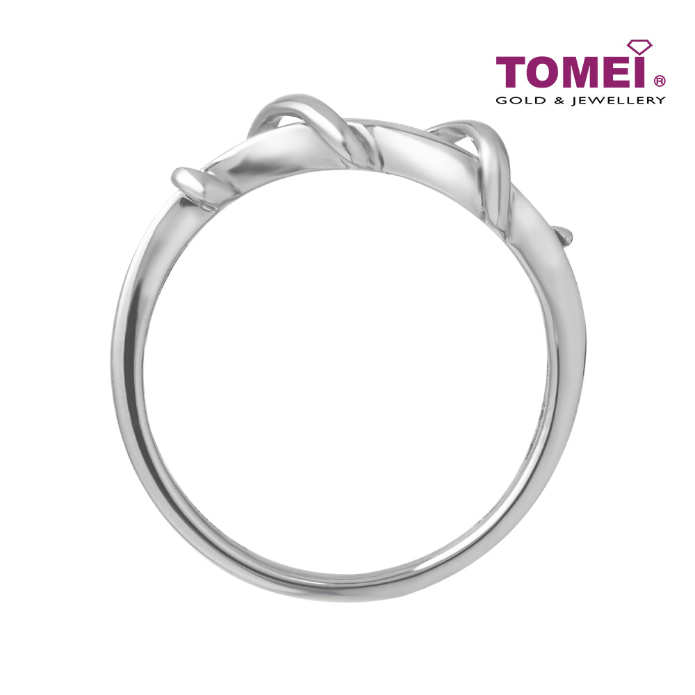 TOMEI Ring In The Season Collection, White Gold 585