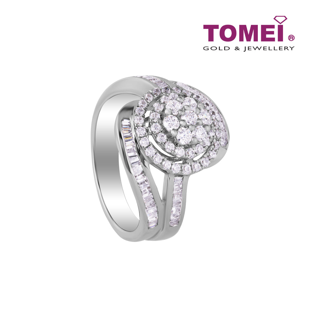 TOMEI Diamond Ring White Gold 750