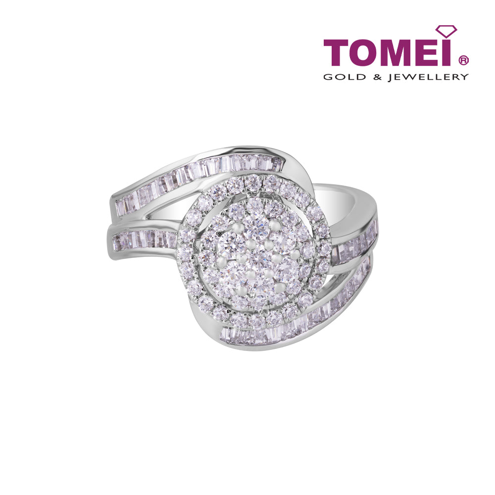 TOMEI Diamond Ring White Gold 750