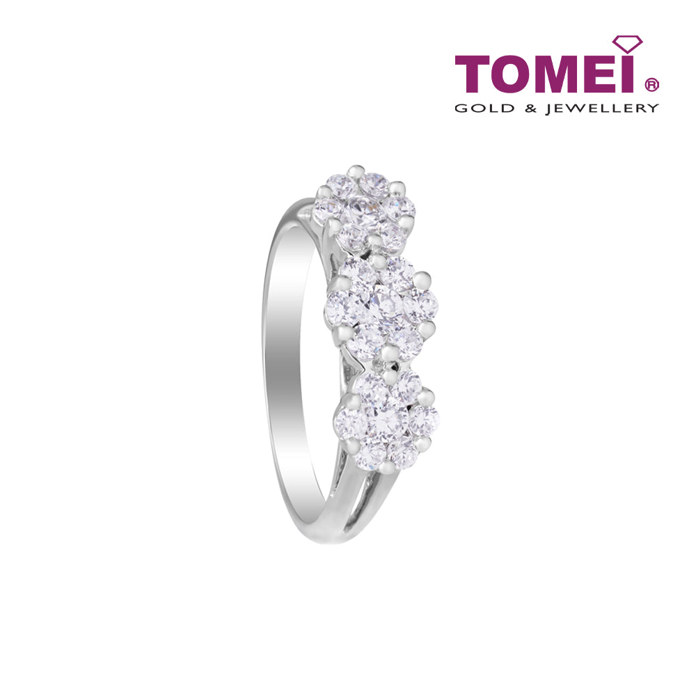 TOMEI Diamond Ring White Gold 750