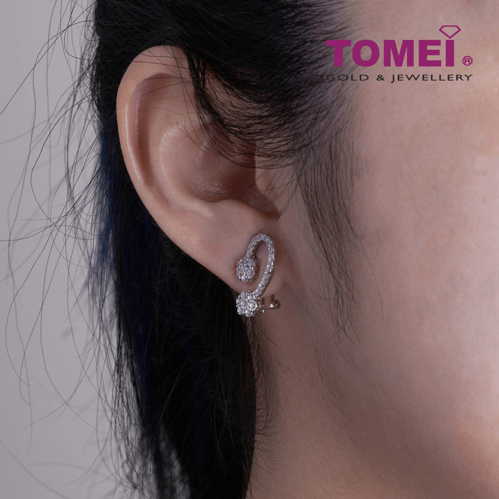 TOMEI Clidia Earrings White Gold 750