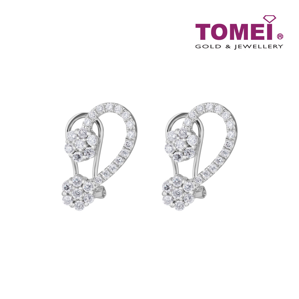 TOMEI Clidia Earrings White Gold 750