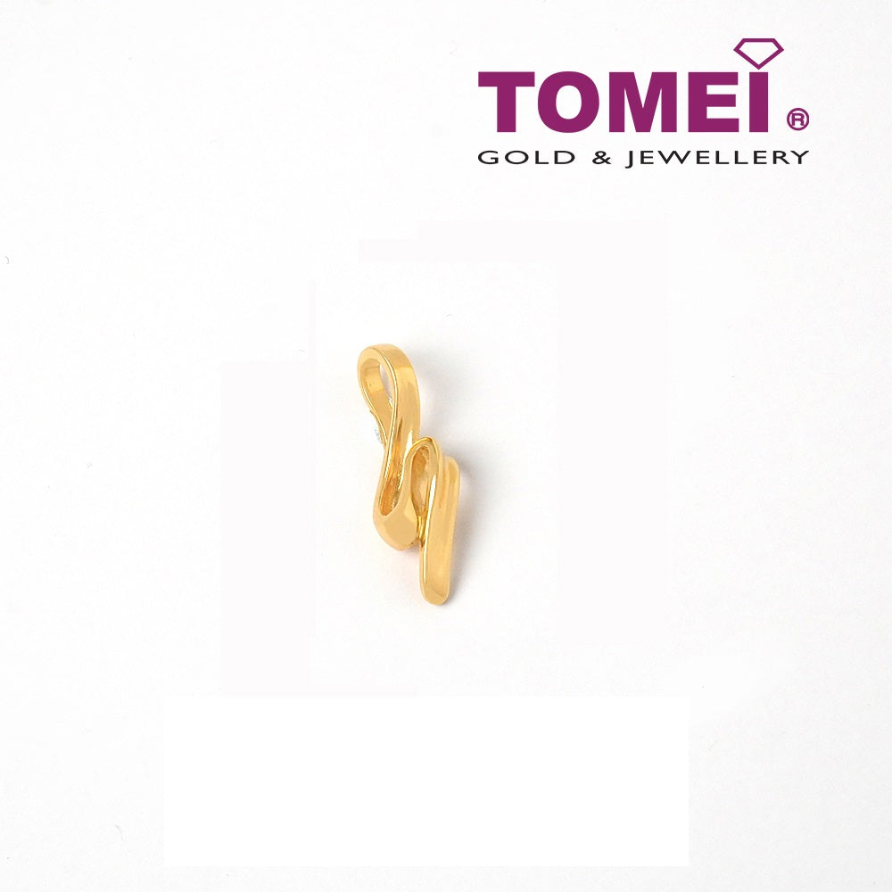 Undulating Beauty in Motion Pendant | Tomei Yellow Gold 916 (22K)