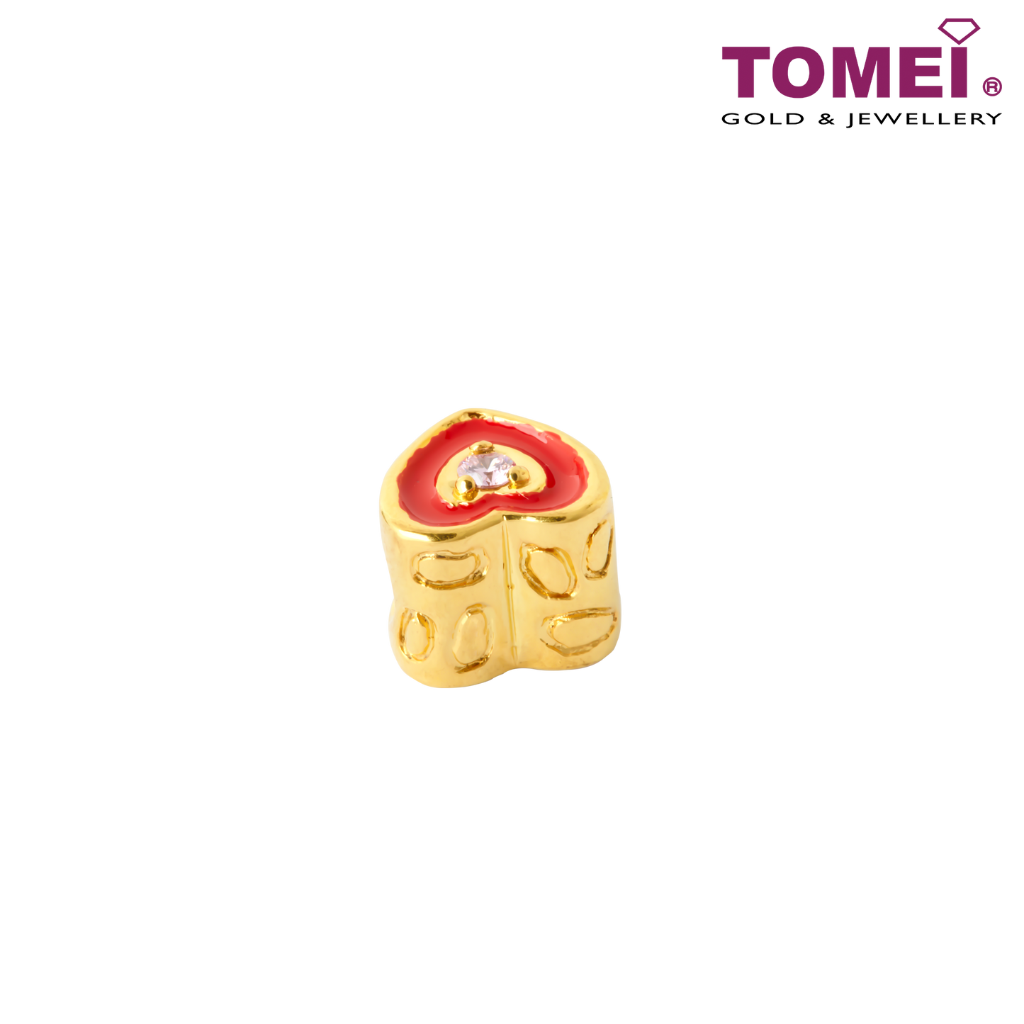 TOMEI Stolen Heart Charm | Tomei Yellow Gold 916 (22K)