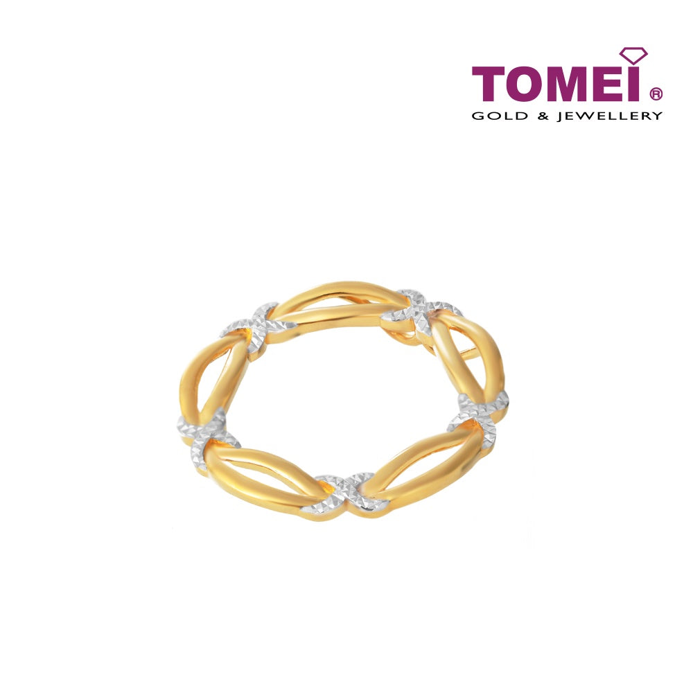 TOMEI Circularity with Verve Pendant, Yellow Gold 916