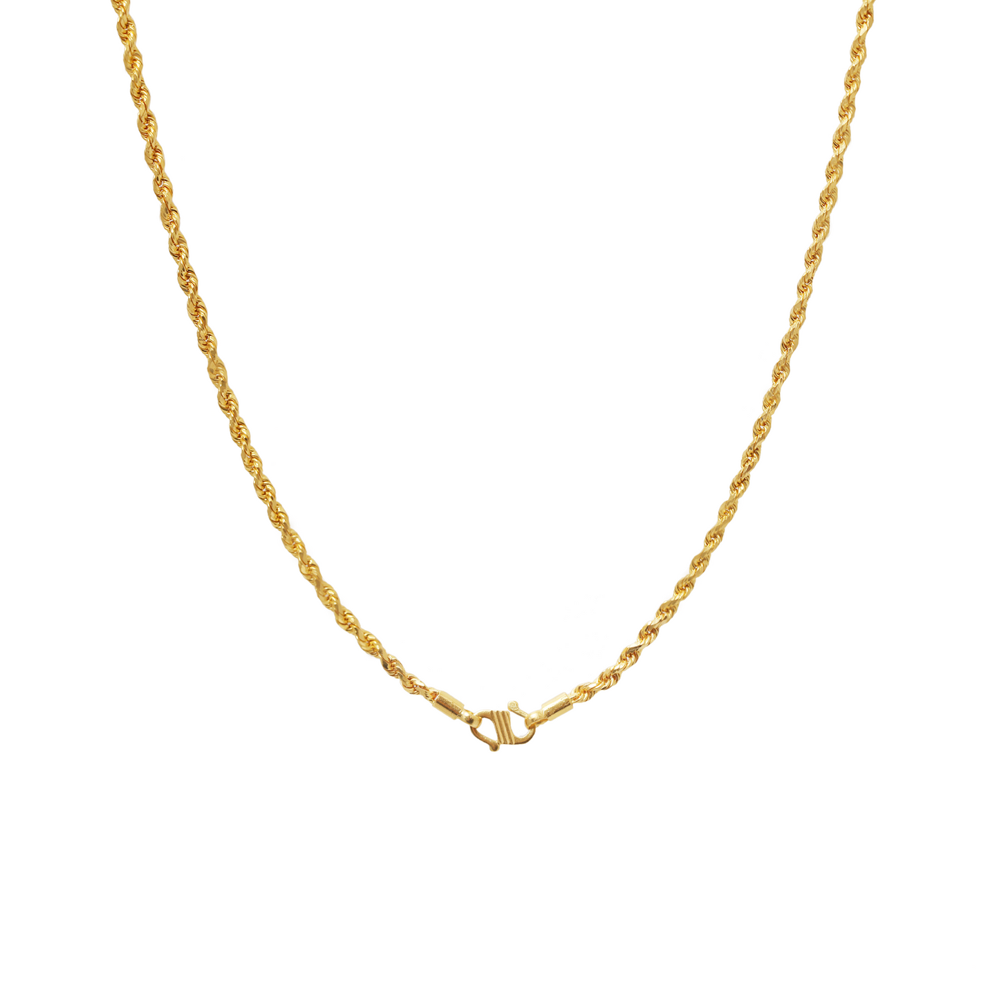 TOMEI Men's Twisted Sg Chain, Yellow Gold 916