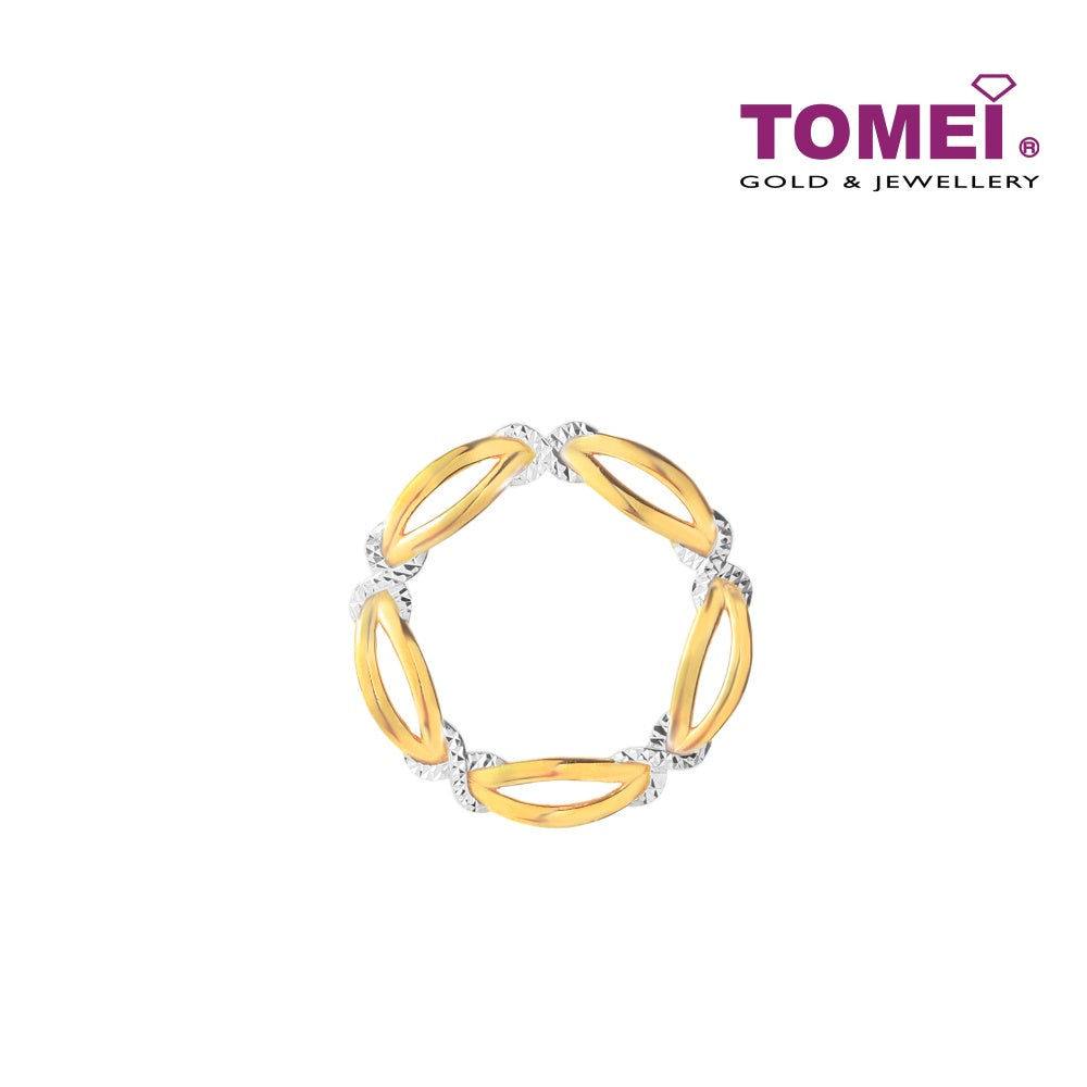 TOMEI Circularity with Verve Pendant, Yellow Gold 916