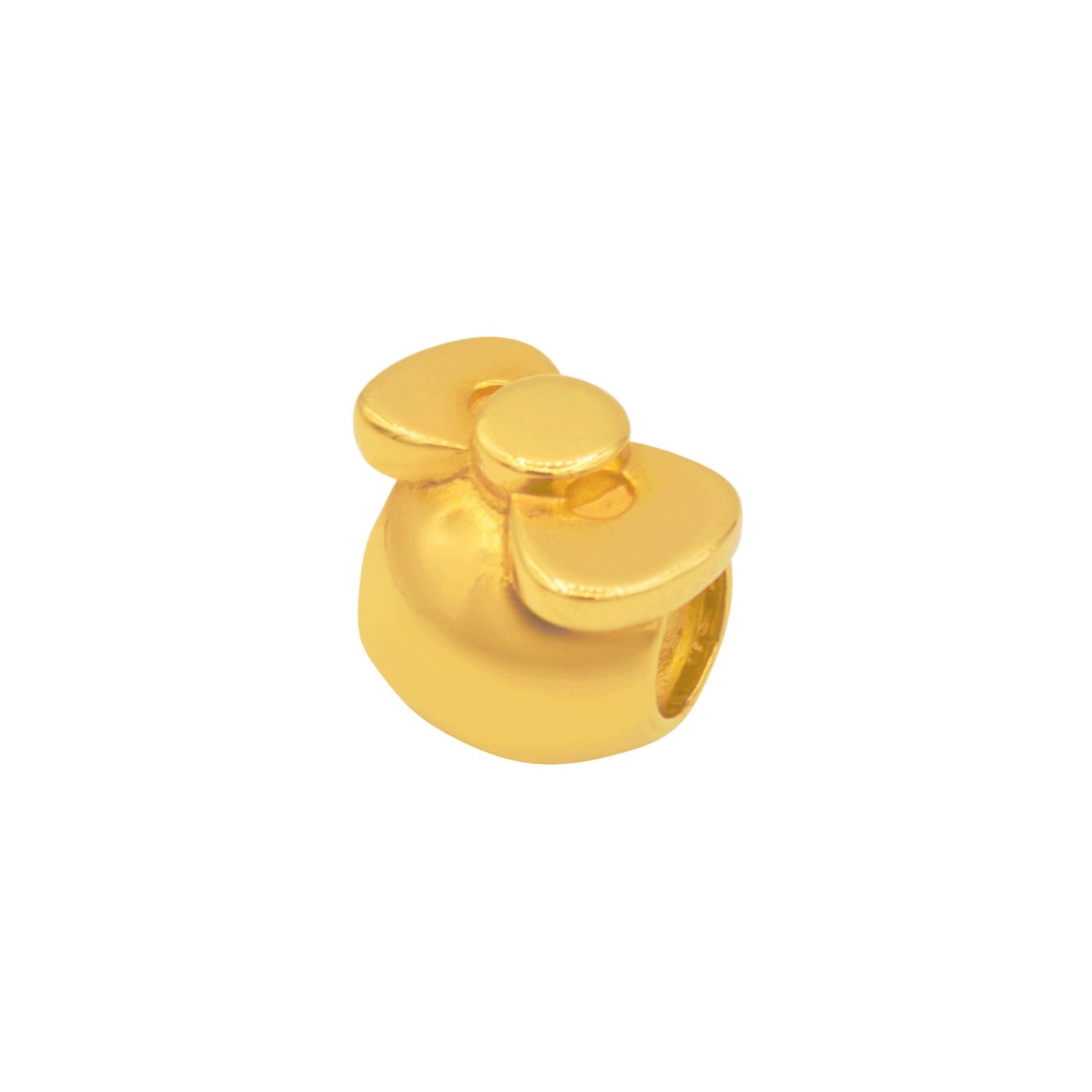 TOMEI x Hello Kitty Ribbon Chomel Charm, Yellow Gold 916 (HK-YG0452P-1C-2.81G)