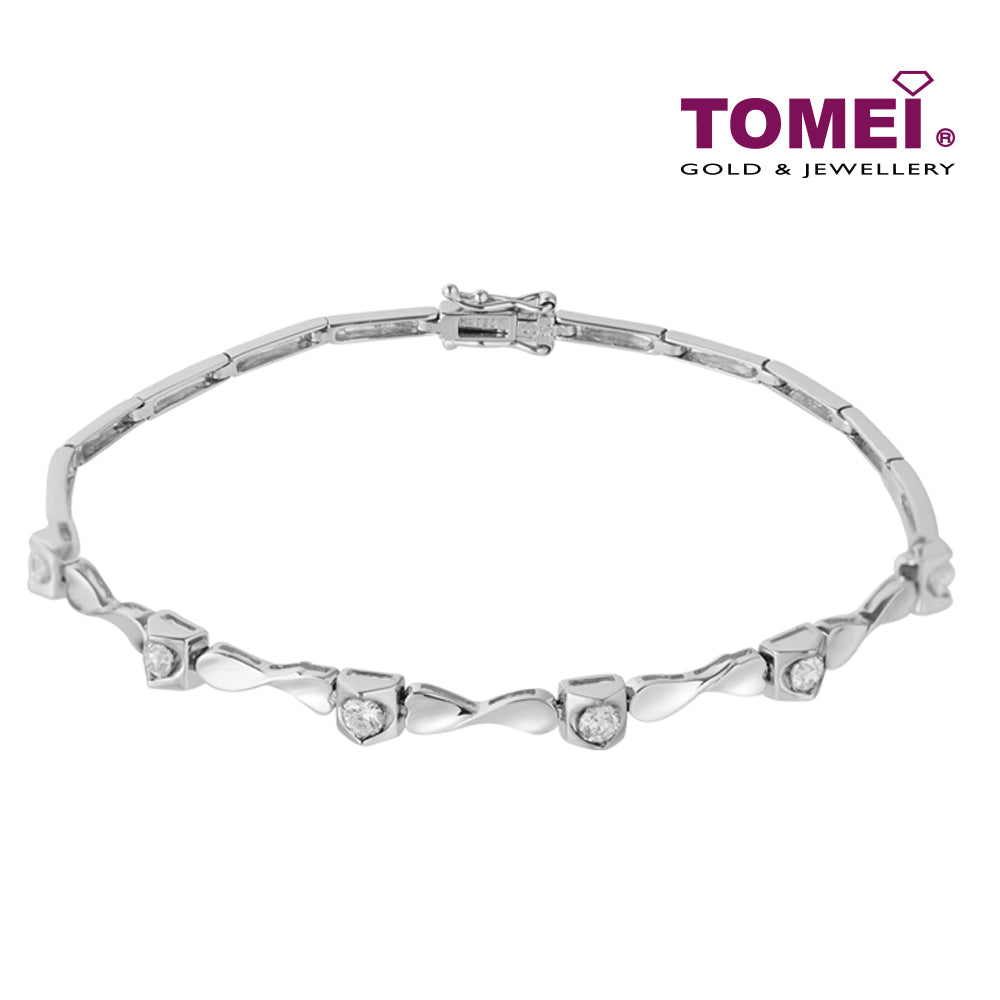 TOMEI Bracelet, Diamond White Gold 750
