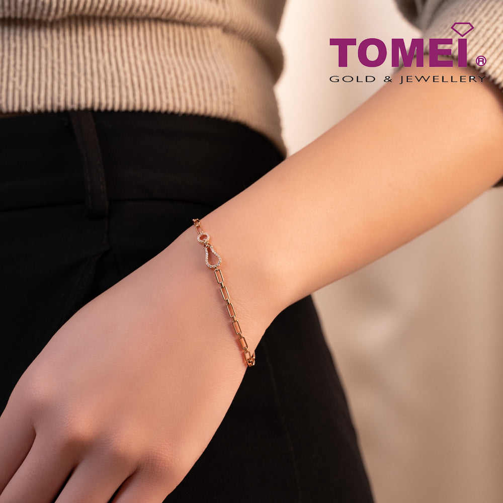 TOMEI Rouge Collection Diamond Bracelet I Rose Gold 750 (18K)