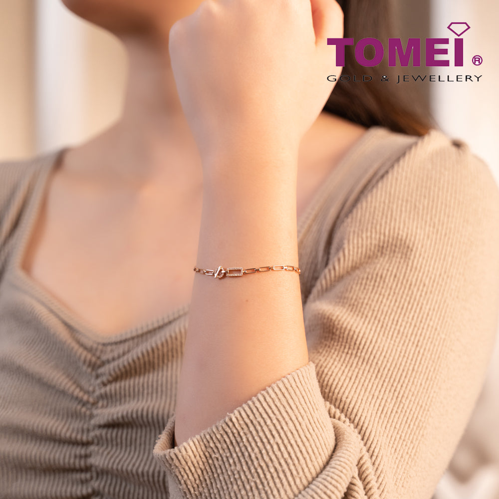 TOMEI Rouge Collection Diamond Bracelet I Rose Gold 750 (18K)