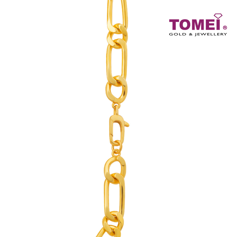 TOMEI Long Abacus Bracelet, Yellow Gold 916