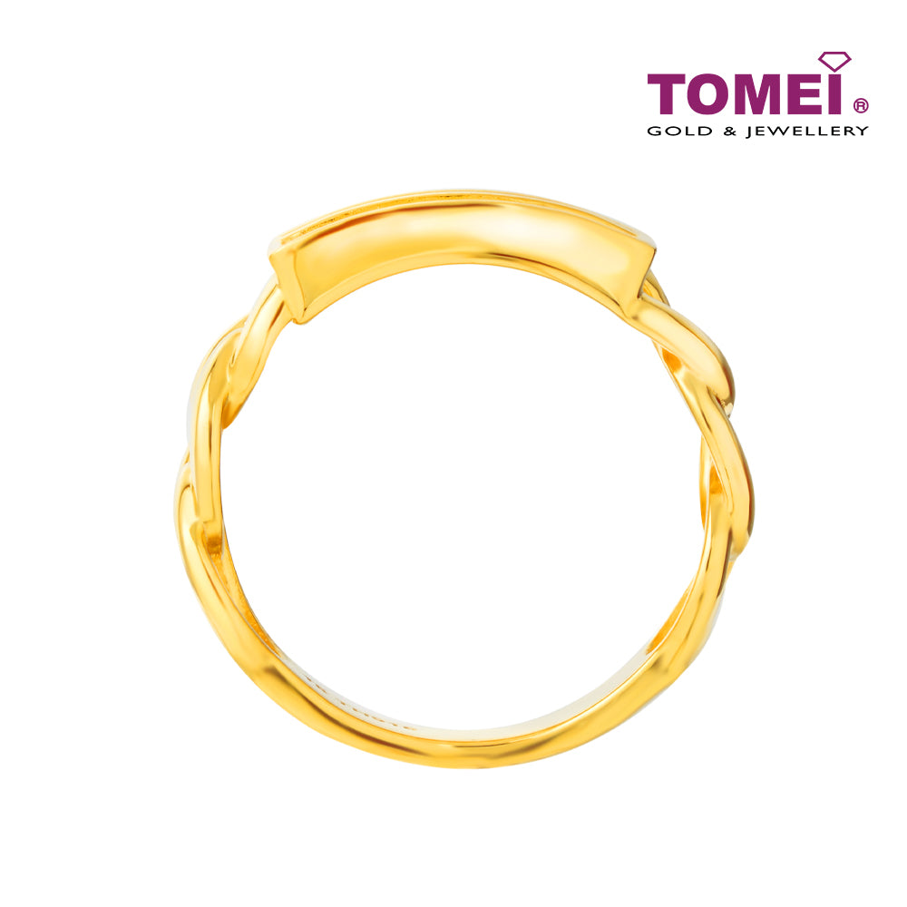 TOMEI Abacus Ring, Yellow Gold 916