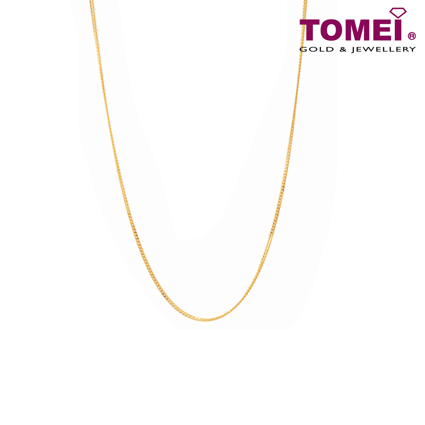 TOMEI First Love Chain, Yellow Gold 916