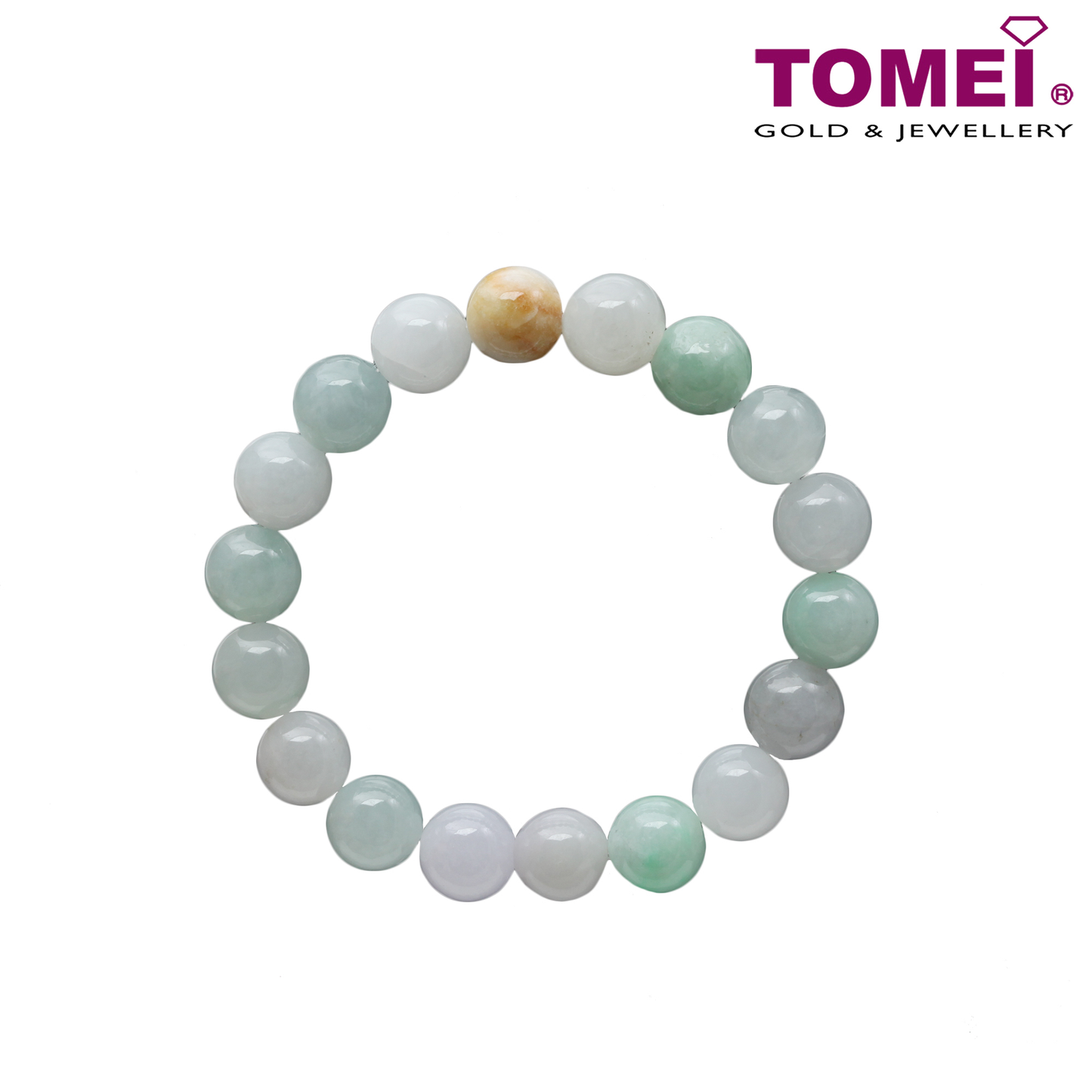 TOMEI Palace Grace Light Green Jade Bracelet