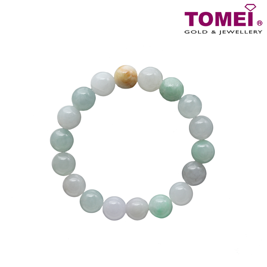 TOMEI Palace Grace Light Green Jade Bracelet